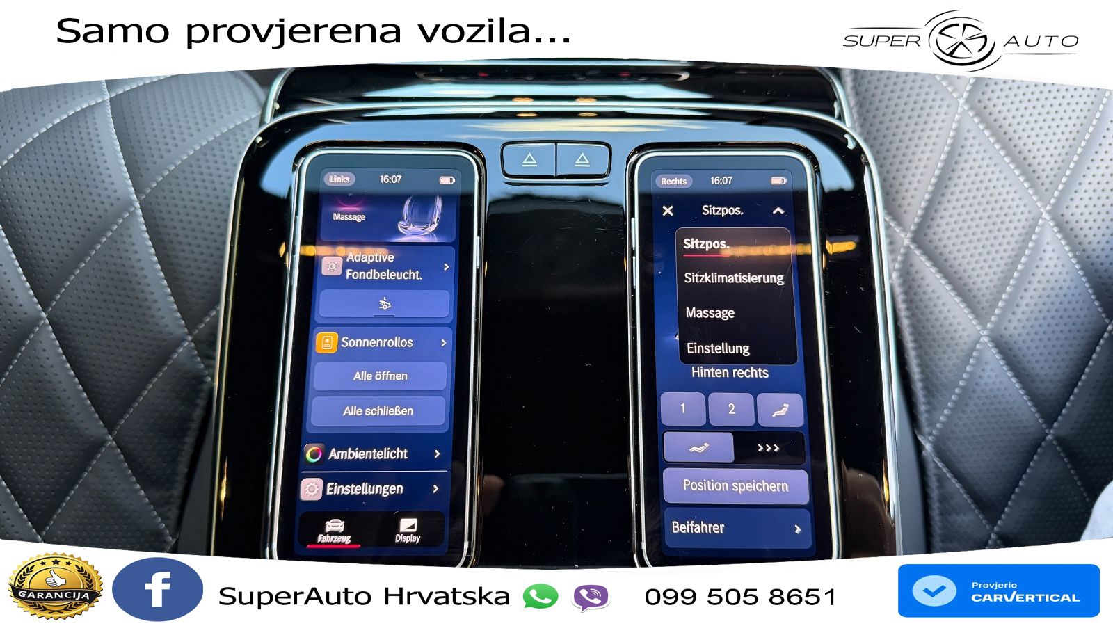 Mercedes S 450d (367 KS) EQ Boost 4MATIC 9G-TRONIC AMG ZRAČNI+ACC+GR SJED+KAM+PANO