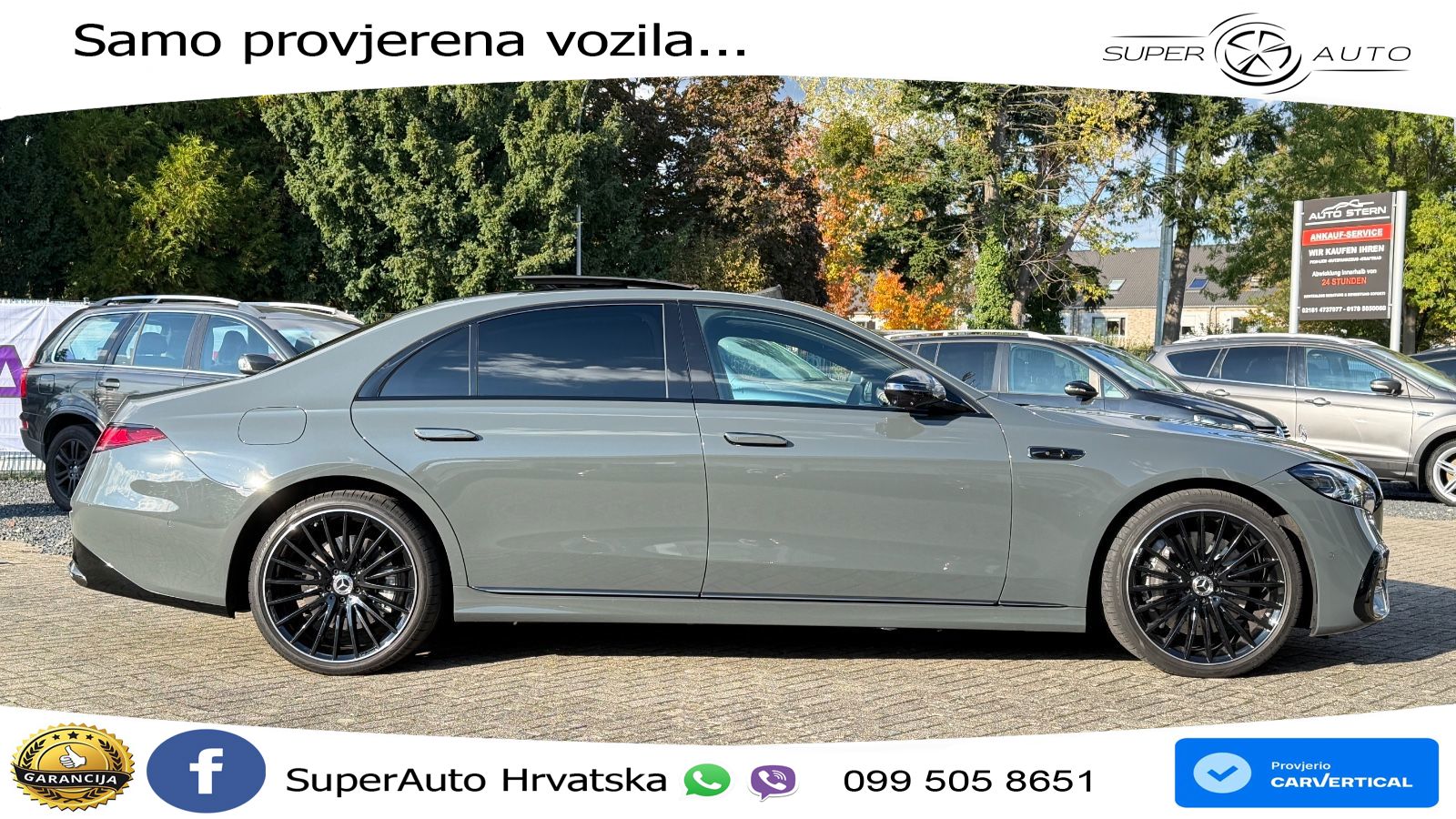 Mercedes S 450d (367 KS) EQ Boost 4MATIC 9G-TRONIC AMG ZRAČNI+ACC+GR SJED+KAM+PANO