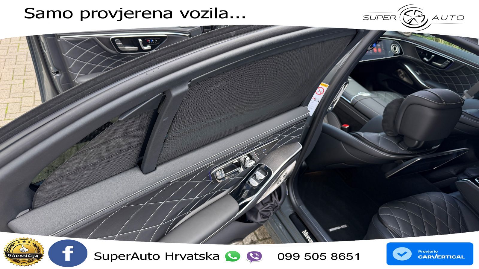 Mercedes S 450d (367 KS) EQ Boost 4MATIC 9G-TRONIC AMG ZRAČNI+ACC+GR SJED+KAM+PANO