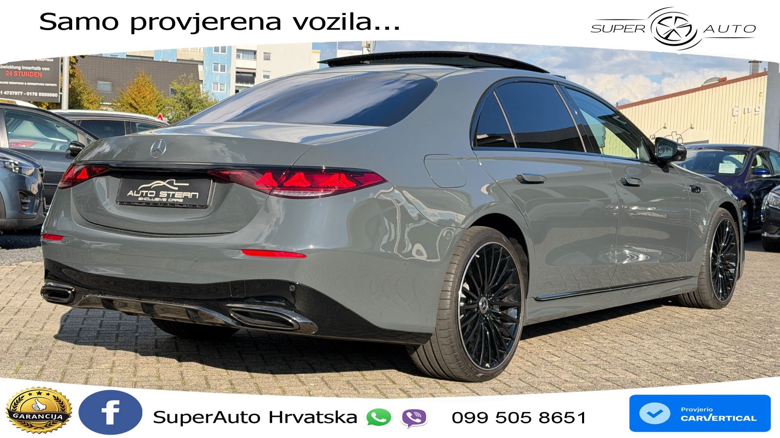 Mercedes S 450d (367 KS) EQ Boost 4MATIC 9G-TRONIC AMG ZRAČNI+ACC+GR SJED+KAM+PANO