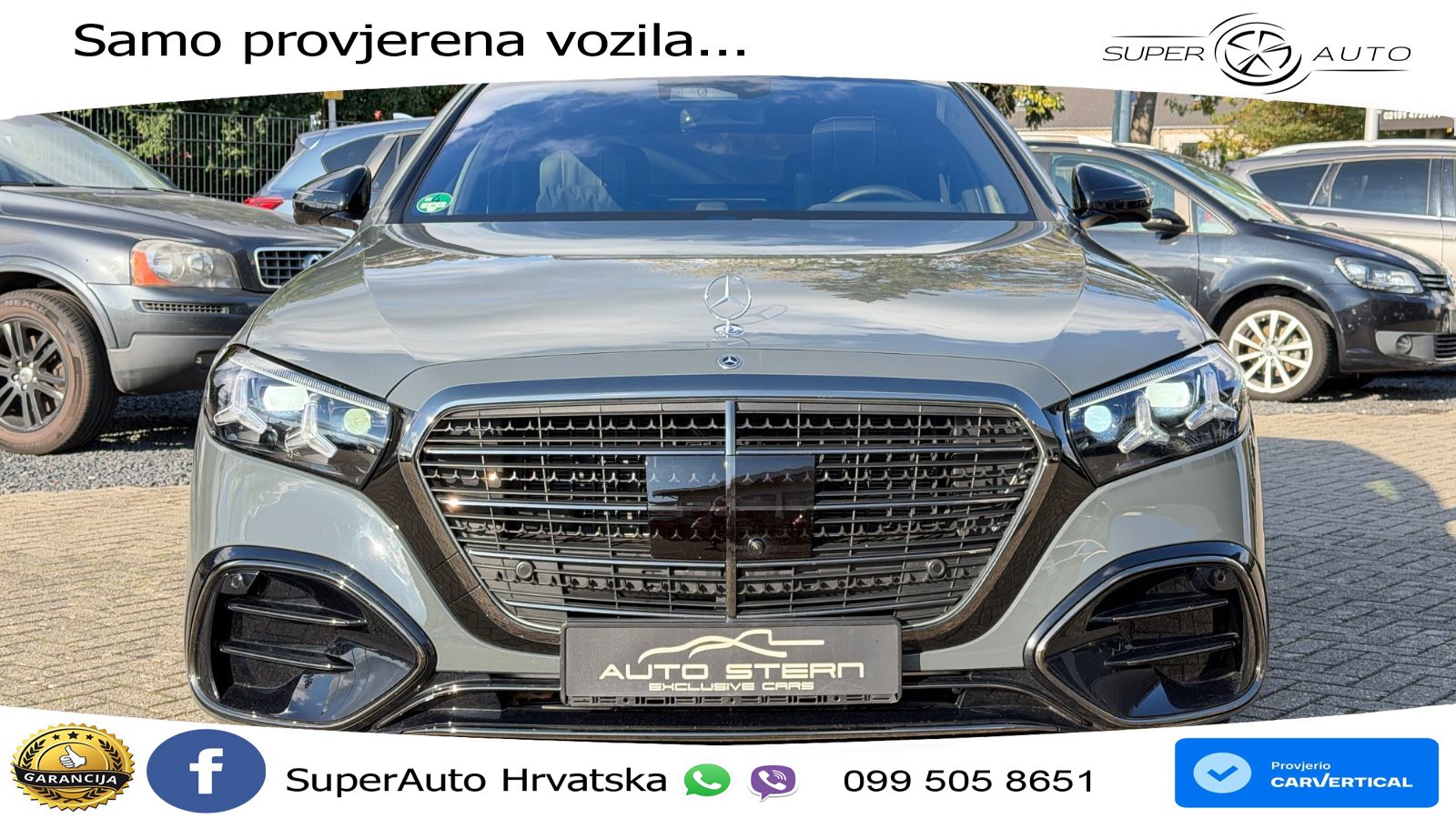 Mercedes S 450d (367 KS) EQ Boost 4MATIC 9G-TRONIC AMG ZRAČNI+ACC+GR SJED+KAM+PANO