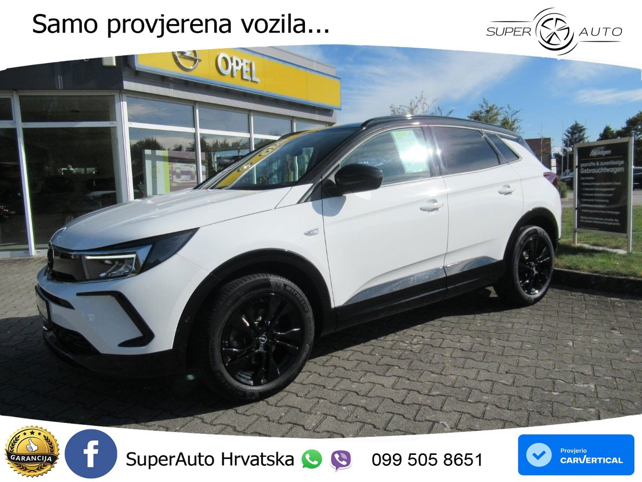 Opel Grandland 1.2i Turbo (130 KS) Automatic GS LED+GR SJED+ACC
