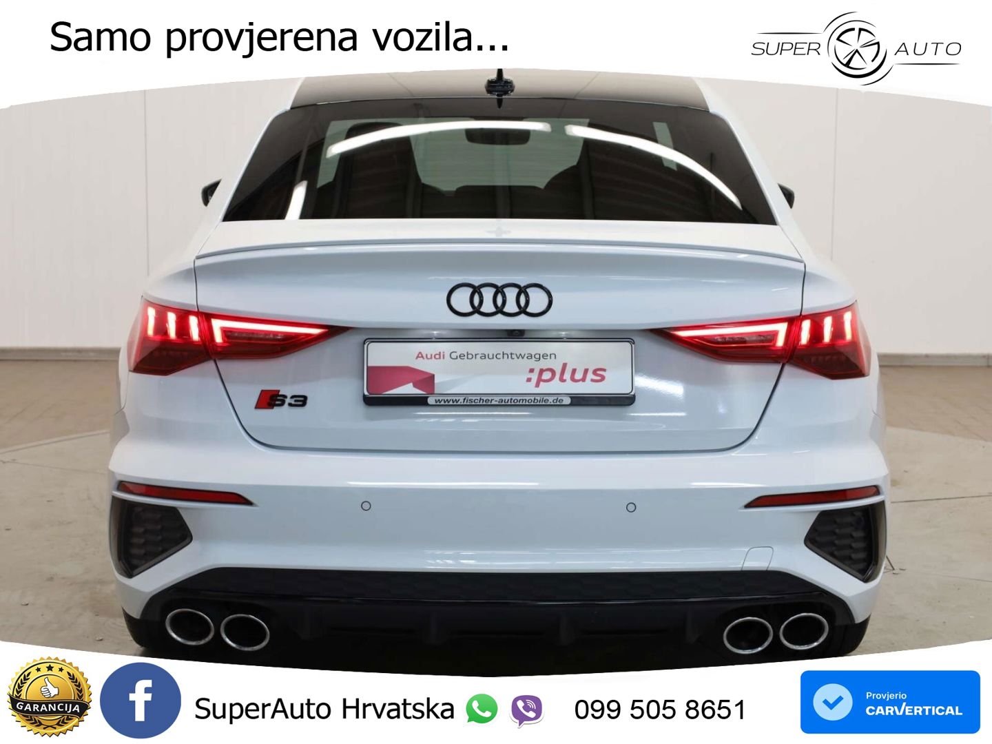 Audi S3 Limuzina 2.0 TFSI (310 KS) quattro S tronic