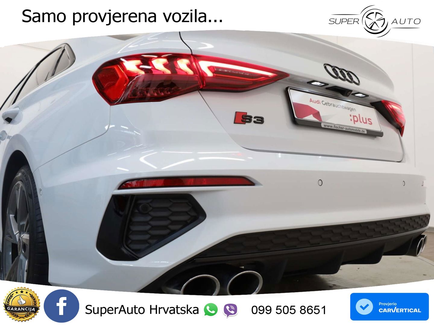 Audi S3 Limuzina 2.0 TFSI (310 KS) quattro S tronic