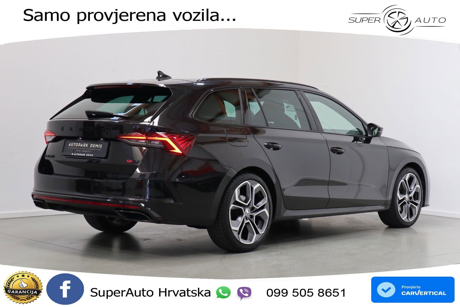 Škoda Octavia Combi RS 2.0 TDI (200 KS) DSG LED+GR SJED+ACC