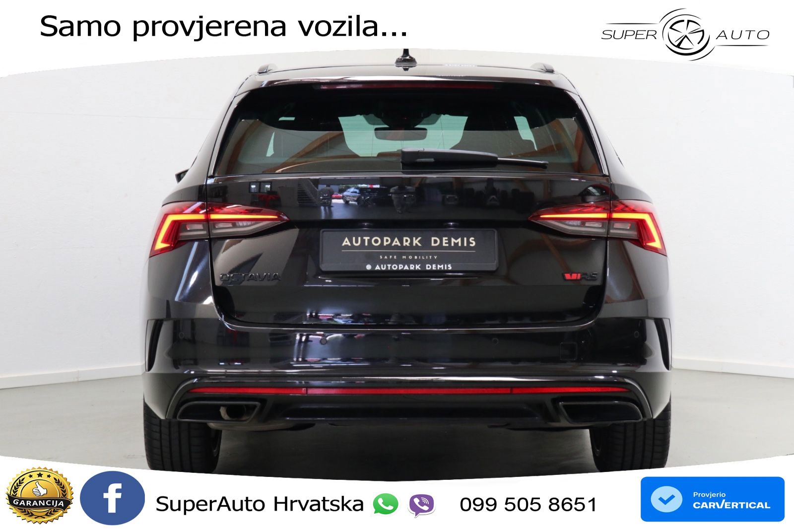 Škoda Octavia Combi RS 2.0 TDI (200 KS) DSG LED+GR SJED+ACC