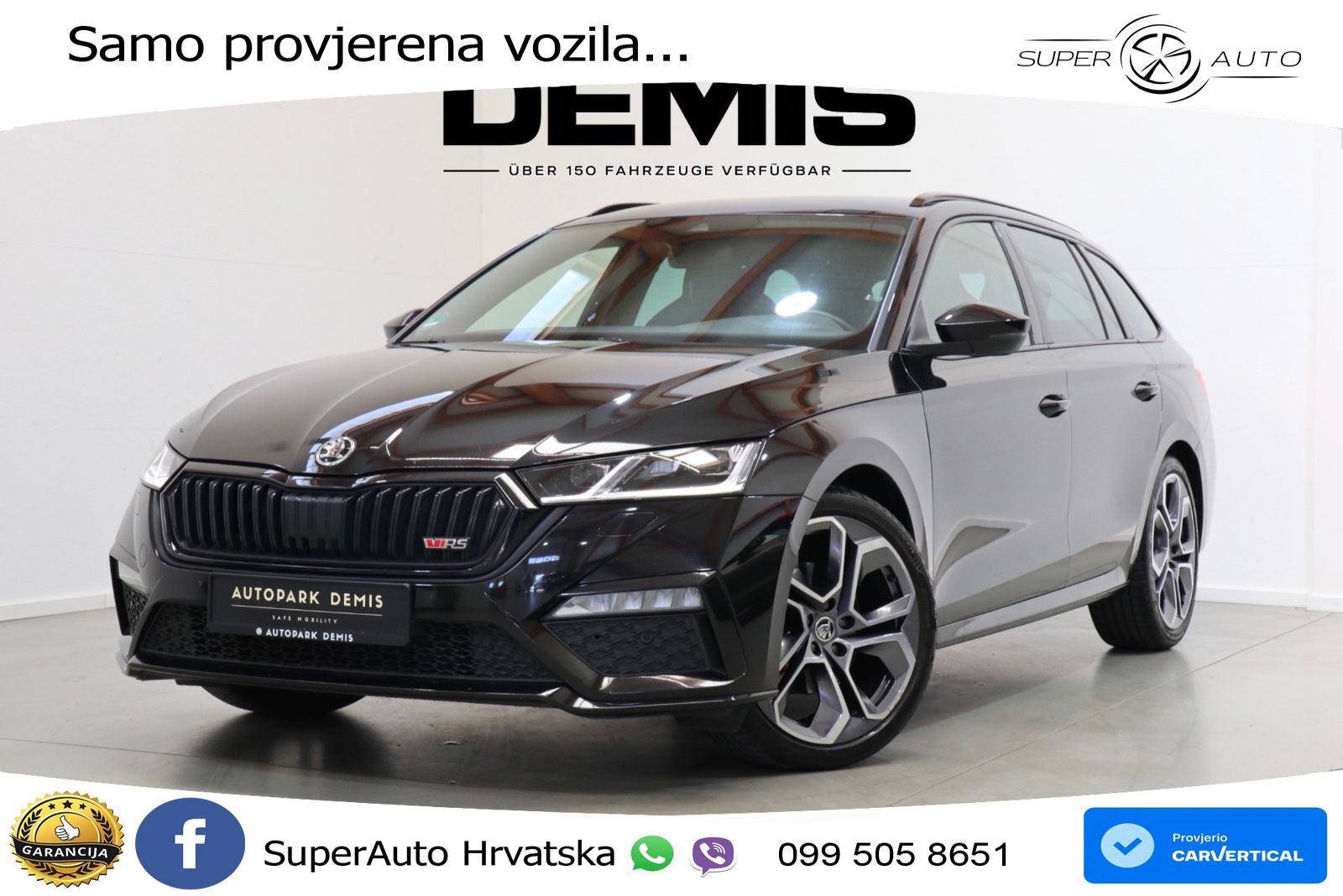 Škoda Octavia Combi RS 2.0 TDI (200 KS) DSG LED+GR SJED+ACC