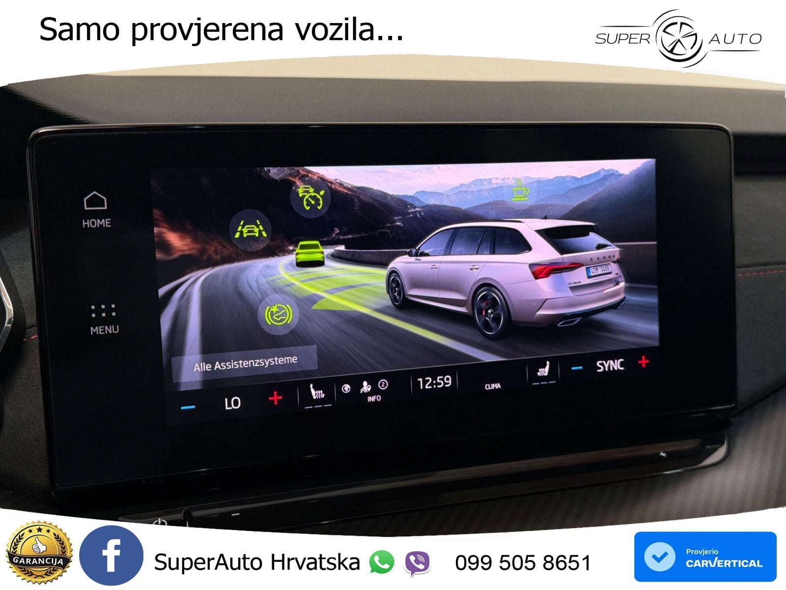 Škoda Octavia Combi RS 2.0 TDI (200 KS) DSG LED+GR SJED+ACC