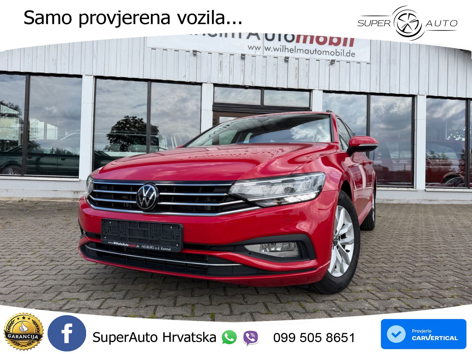 Volkswagen Passat Variant 2.0 TDI (122 KS) DSG Business LED+GR SJED+ACC