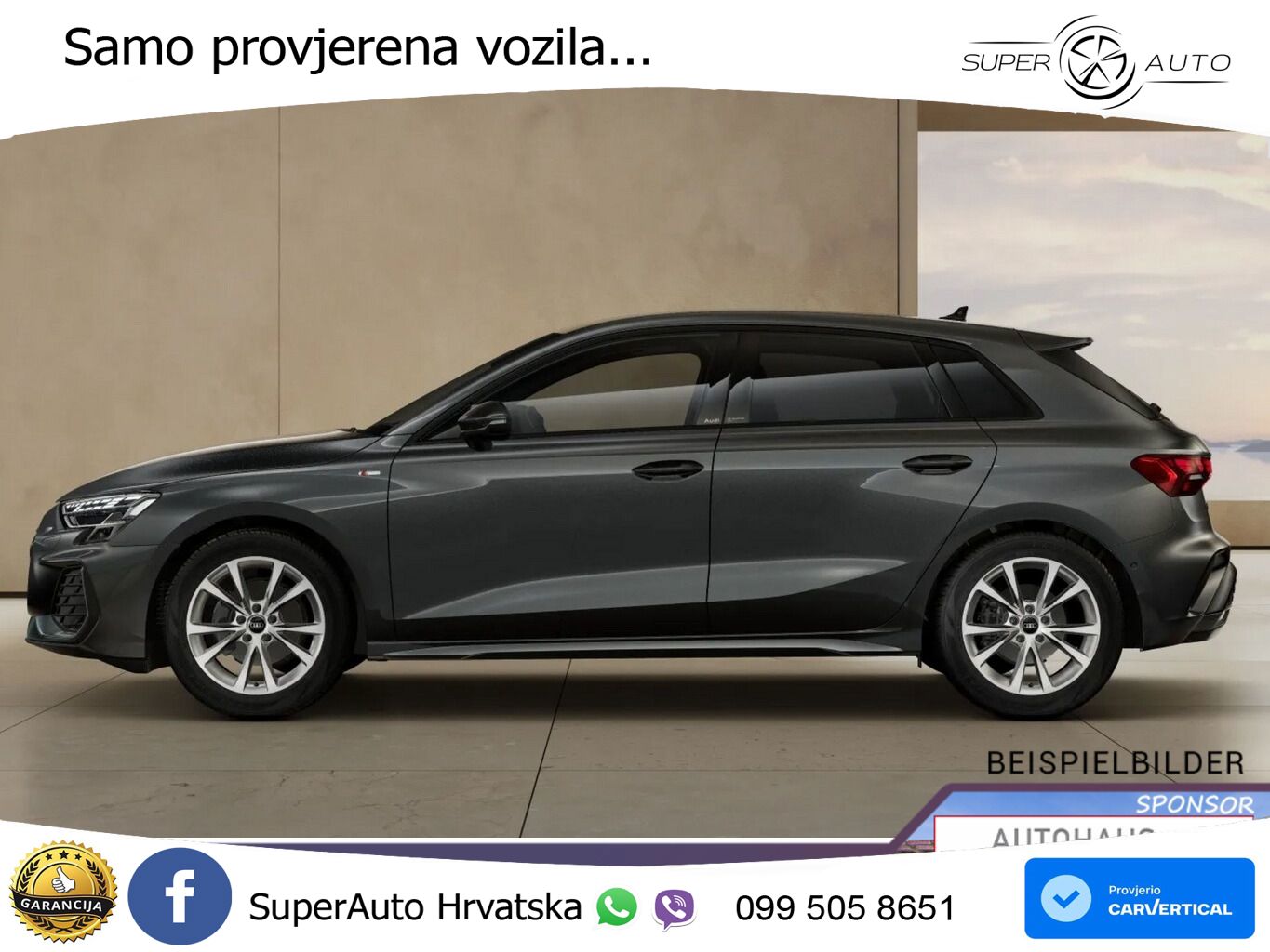 Audi A3 35 TFSI (150 KS) S line LED+GR SJED+ACC