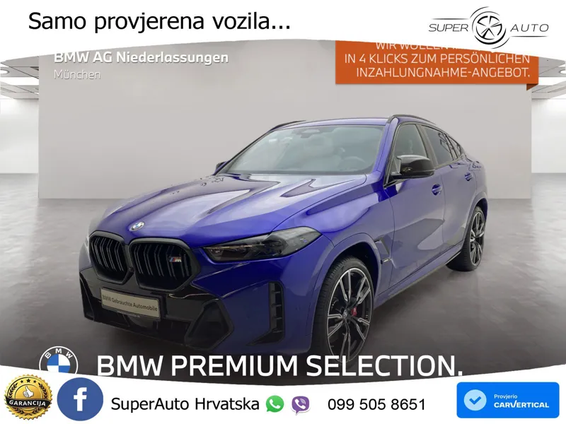 BMW X6 M60i V8 (530 KS) xDrive Steptronic M Sport