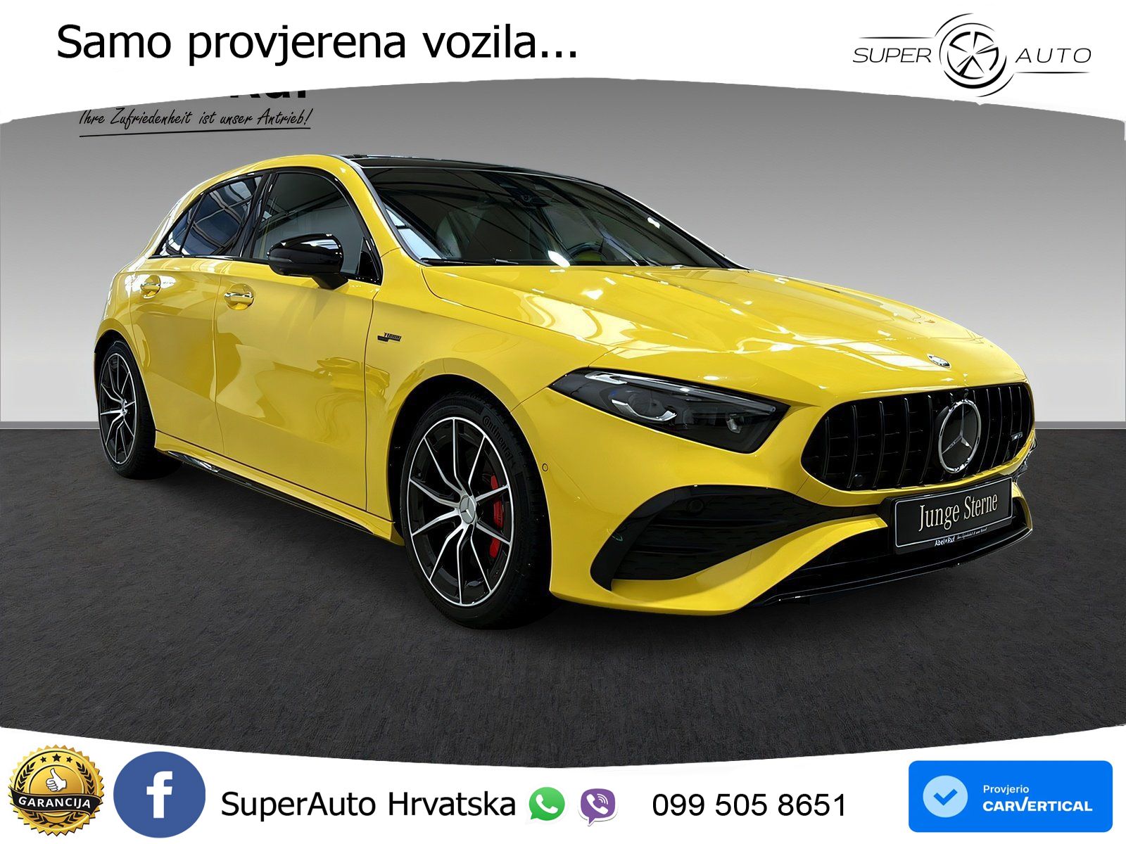 Mercedes-Benz AMG A 35 4MATIC AMG SPEEDSHIFT DCT ACC+HEAD+GR SJED+360+PANO
