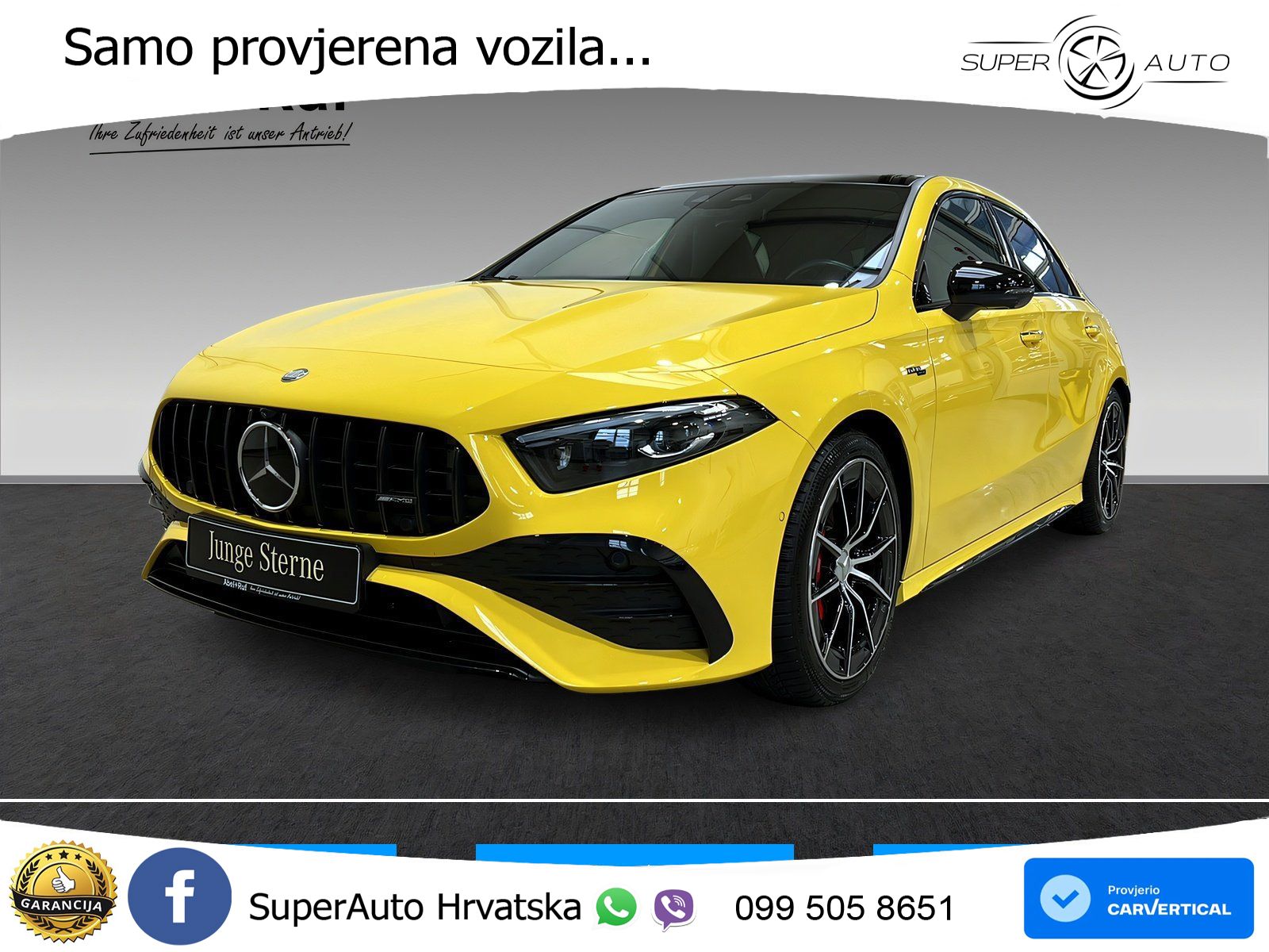 Mercedes-Benz AMG A 35 4MATIC AMG SPEEDSHIFT DCT ACC+HEAD+GR SJED+360+PANO