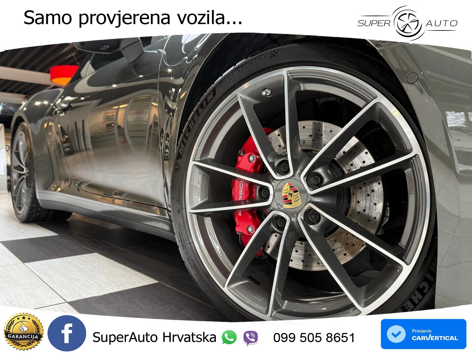 Porsche 911 Carrera 4S 3.0 (450 KS) PDK MATRIX+GR SJED+KAM