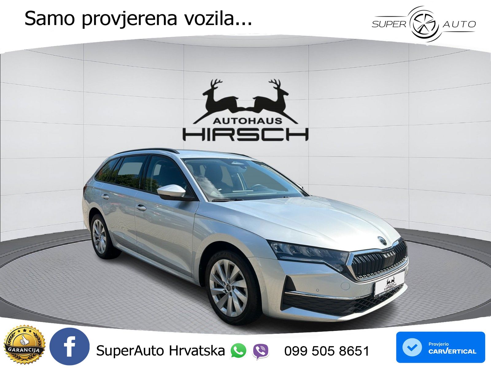 Škoda Octavia Combi 2.0 TDI (150 KS) DSG Selection LED+GR SJED+ACC