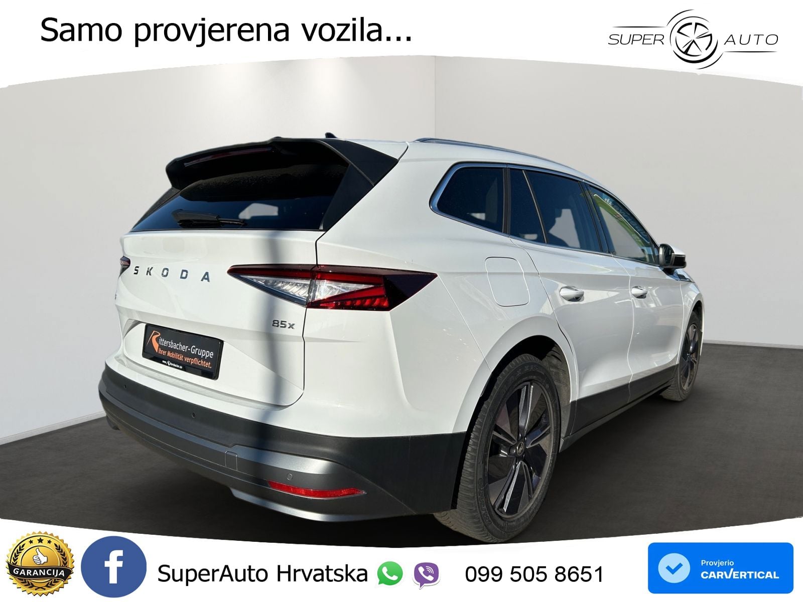 Škoda Enyaq 85x 82 kWh (286 KS) AWD LED+GR SJED+ACC