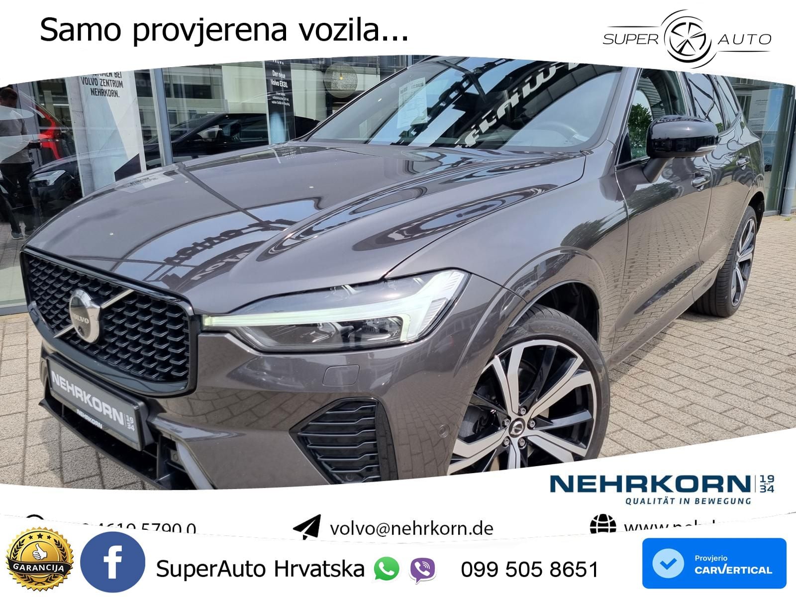 Volvo XC60 B5 Diesel AWD Geartronic ACC+HEAD+4xGR SJED+360+PANO