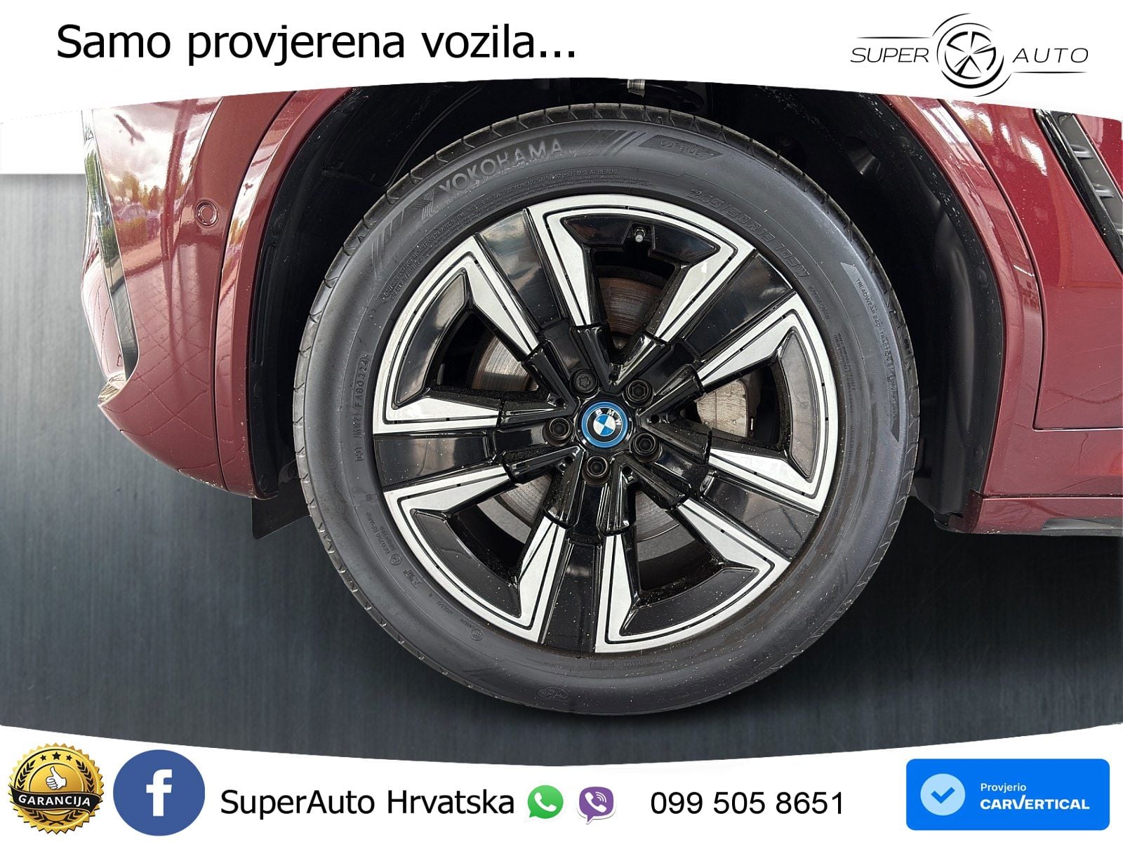 BMW iX3 80 kWh (286 KS) M Sport LED+GR SJED+ACC