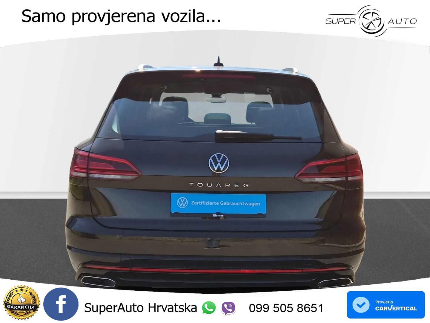 Volkswagen Touareg 3.0 V6 TDI (231 KS) 4MOTION Tiptronic R-Line ZRAČNI+ACC+GR SJED+KAM+PANO