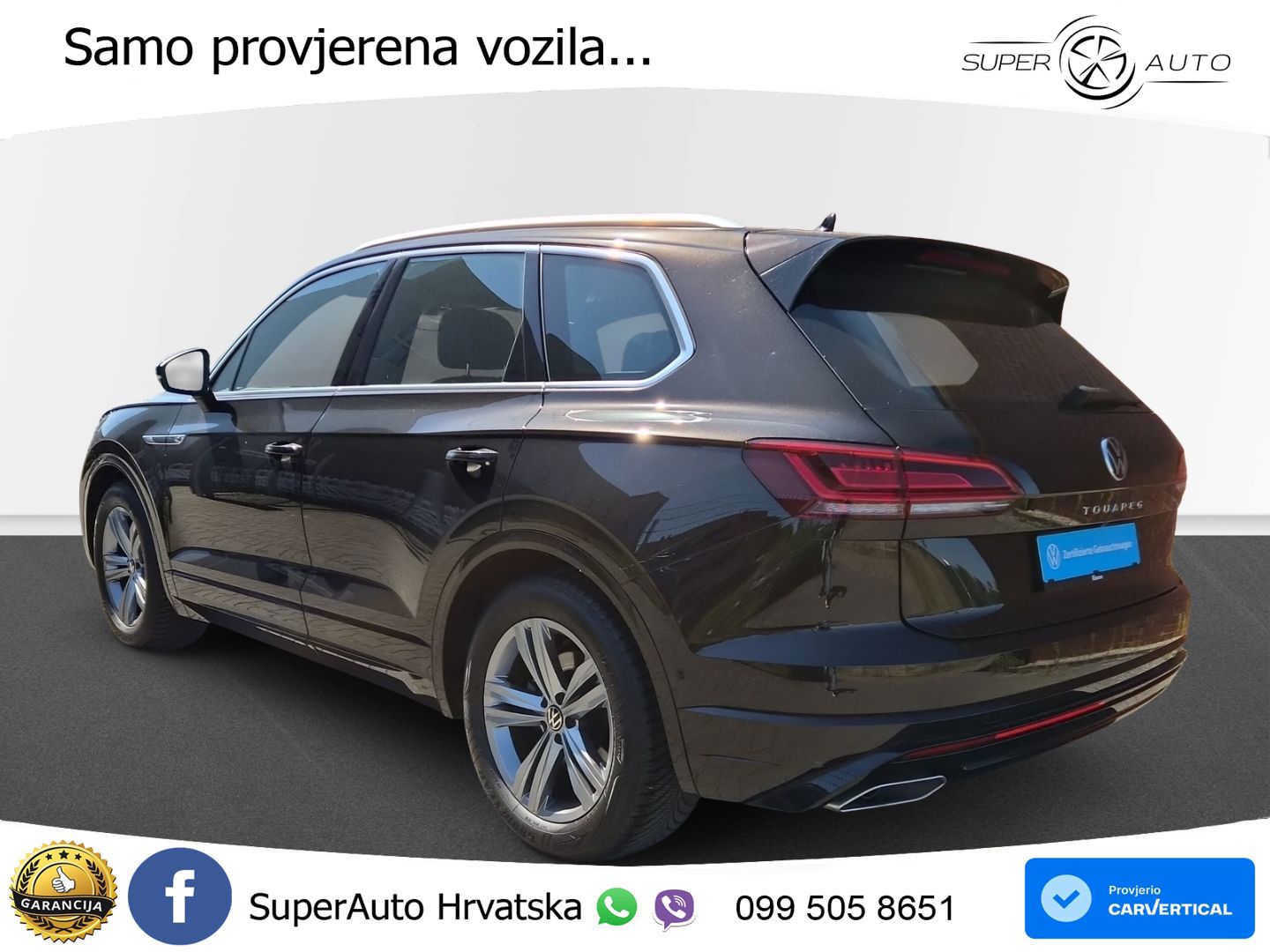 Volkswagen Touareg 3.0 V6 TDI (231 KS) 4MOTION Tiptronic R-Line ZRAČNI+ACC+GR SJED+KAM+PANO