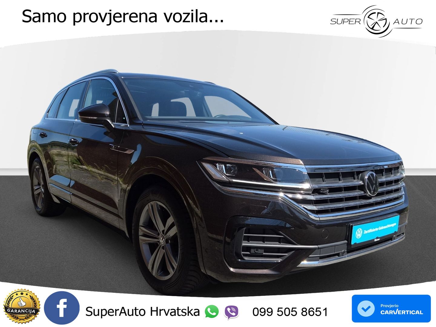 Volkswagen Touareg 3.0 V6 TDI (231 KS) 4MOTION Tiptronic R-Line ZRAČNI+ACC+GR SJED+KAM+PANO