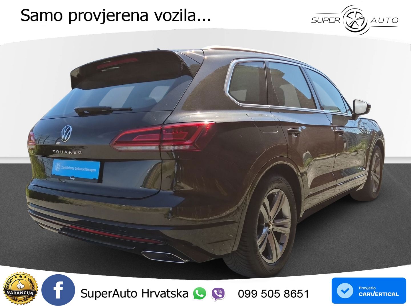 Volkswagen Touareg 3.0 V6 TDI (231 KS) 4MOTION Tiptronic R-Line ZRAČNI+ACC+GR SJED+KAM+PANO