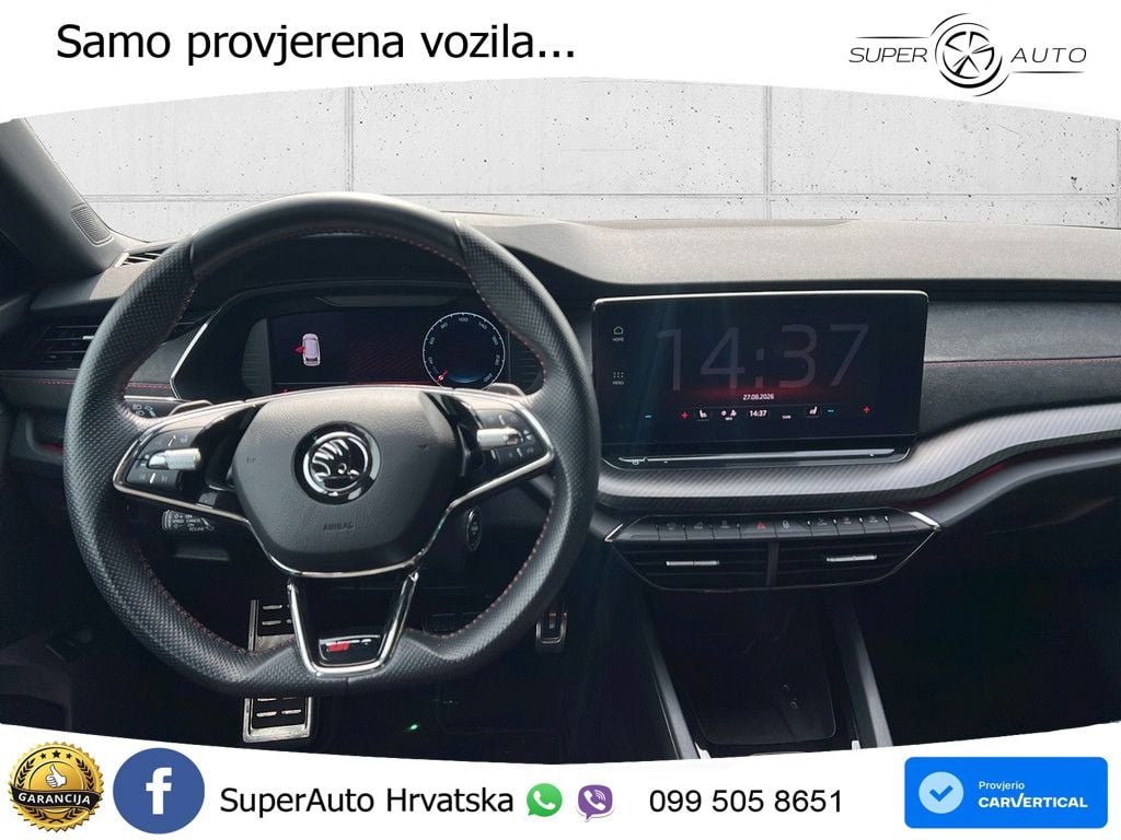 Škoda Octavia Combi RS 2.0 TDI (200 KS) DSG LED+GR SJED+ACC