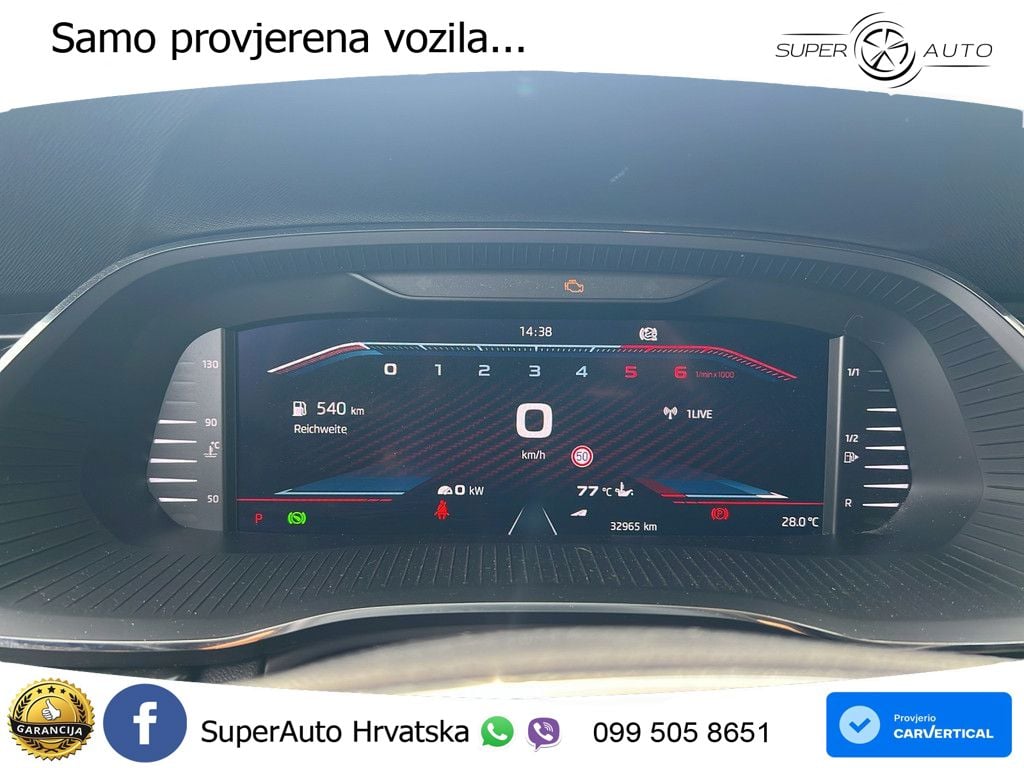 Škoda Octavia Combi RS 2.0 TDI (200 KS) DSG LED+GR SJED+ACC