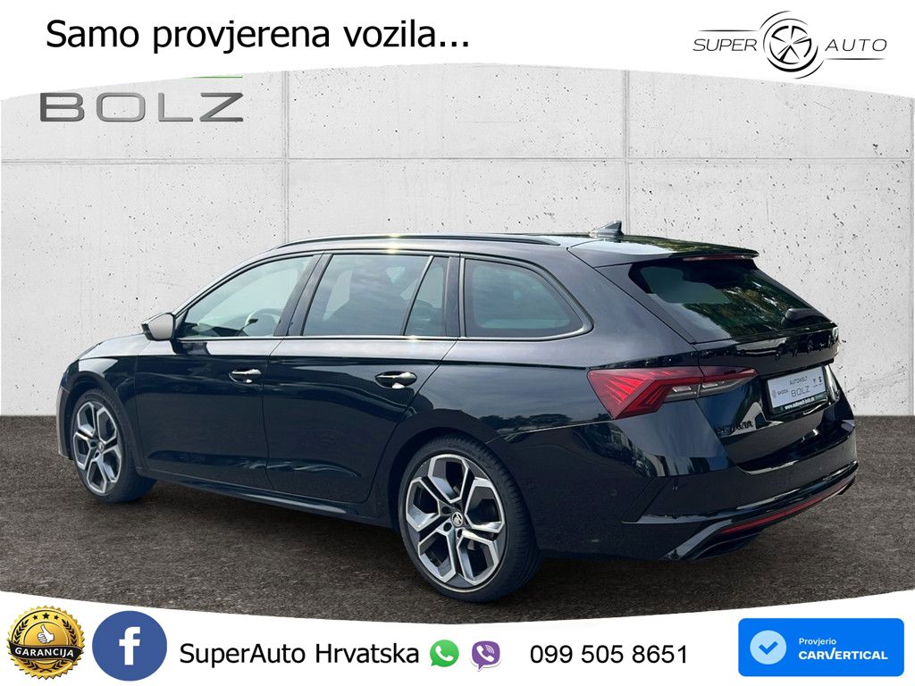 Škoda Octavia Combi RS 2.0 TDI (200 KS) DSG LED+GR SJED+ACC