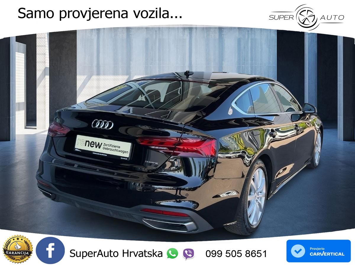 Audi A5 Sportback  40 TFSI (204 KS) quattro S tronic LED+GR SJED+ACC