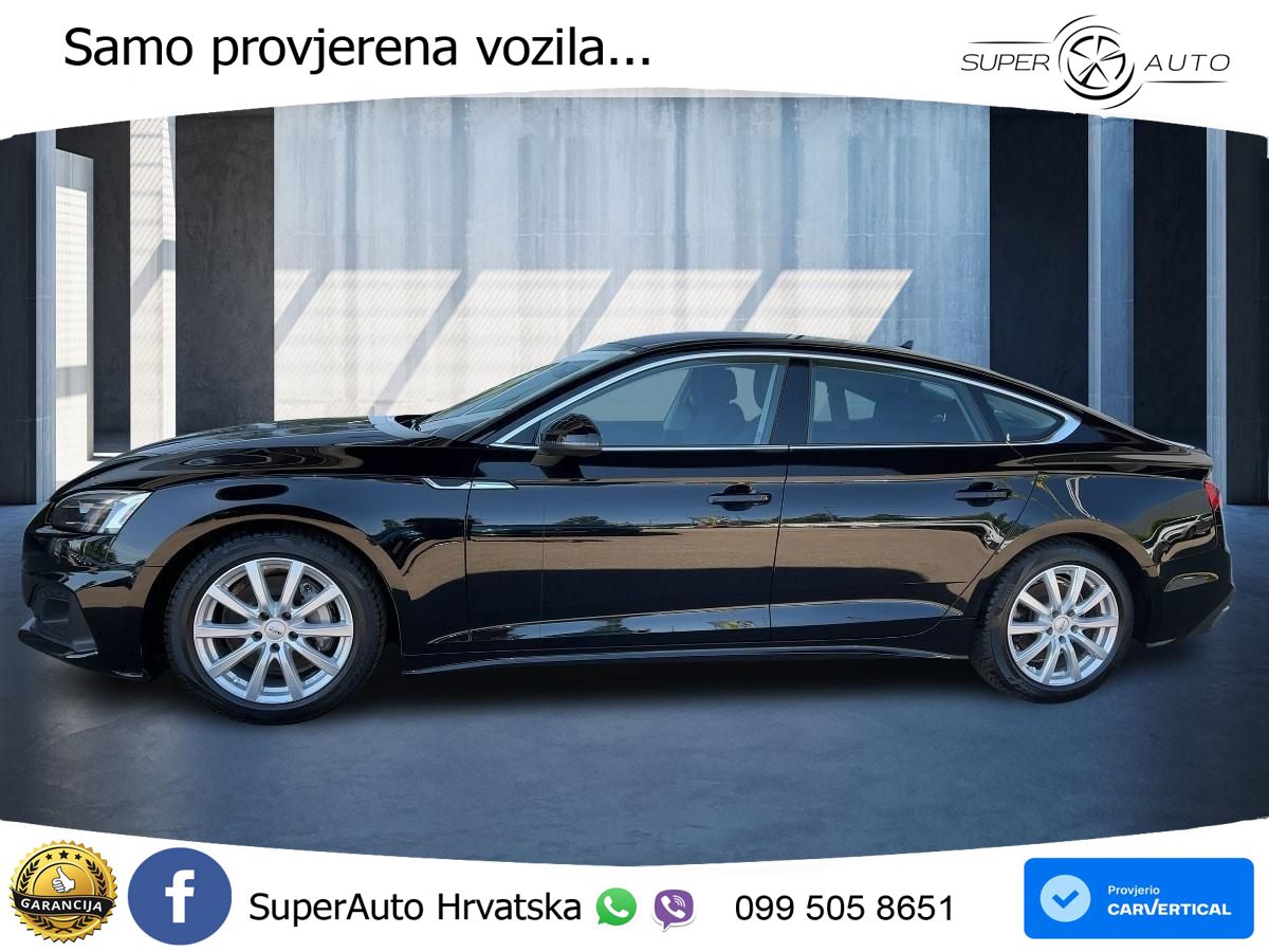 Audi A5 Sportback  40 TFSI (204 KS) quattro S tronic LED+GR SJED+ACC