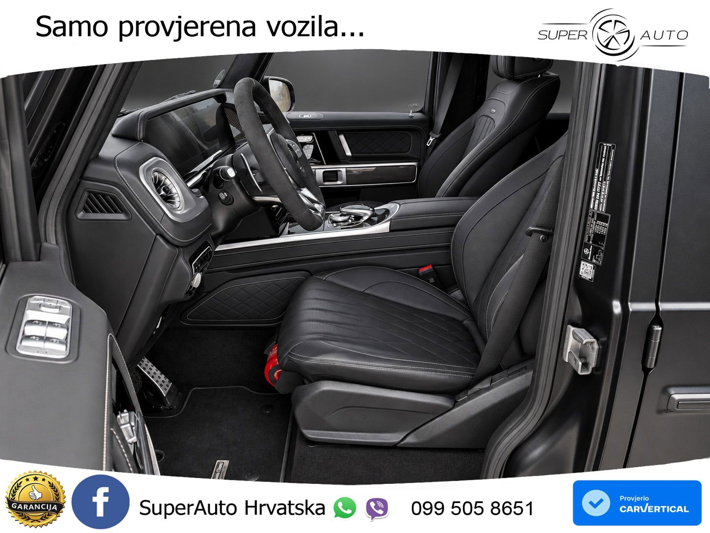 Mercedes AMG G 63 Long V8 (585 KS) 4MATIC 9G-TRONIC AMG SPEEDSHIFT TCT ACC+GR SJED+360+PANO