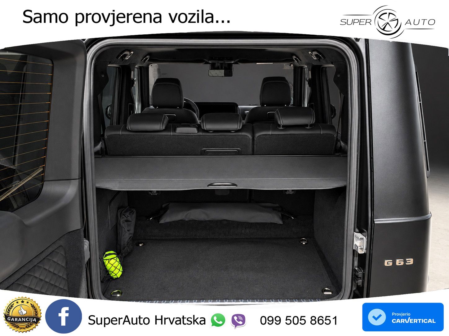 Mercedes AMG G 63 Long V8 (585 KS) 4MATIC 9G-TRONIC AMG SPEEDSHIFT TCT ACC+GR SJED+360+PANO