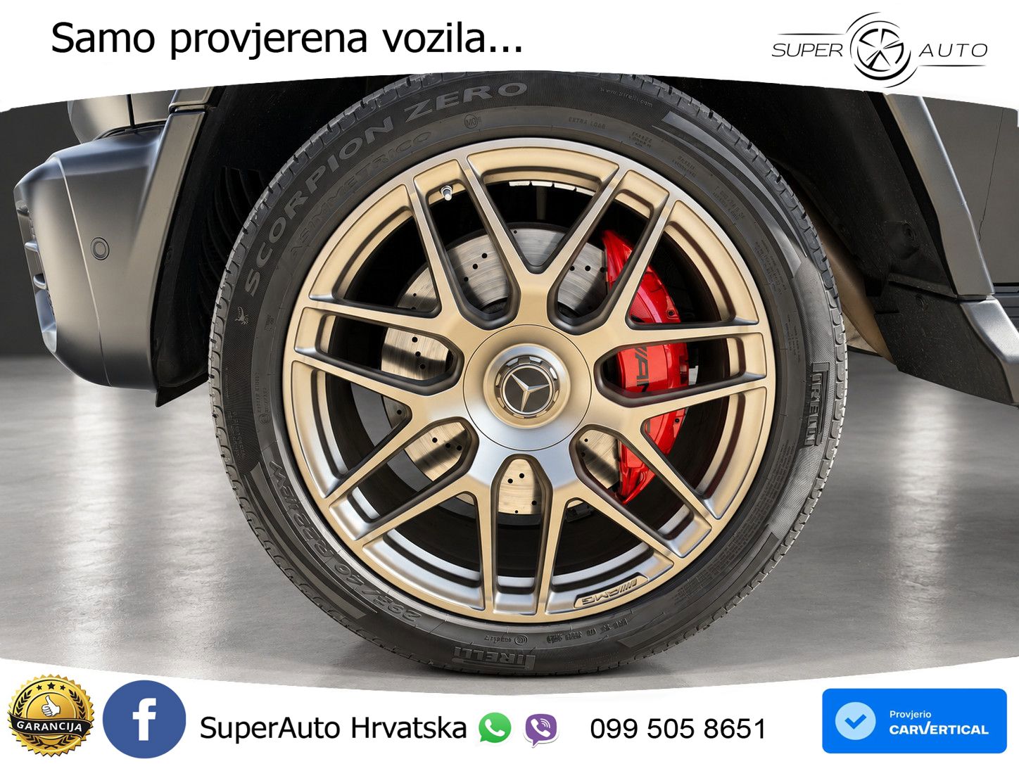 Mercedes AMG G 63 Long V8 (585 KS) 4MATIC 9G-TRONIC AMG SPEEDSHIFT TCT ACC+GR SJED+360+PANO