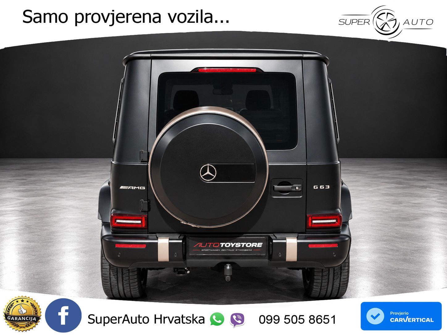 Mercedes AMG G 63 Long V8 (585 KS) 4MATIC 9G-TRONIC AMG SPEEDSHIFT TCT ACC+GR SJED+360+PANO