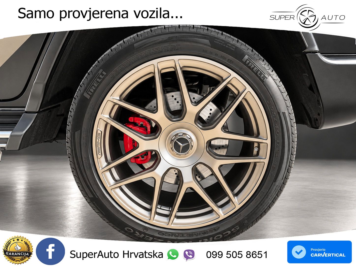Mercedes AMG G 63 Long V8 (585 KS) 4MATIC 9G-TRONIC AMG SPEEDSHIFT TCT ACC+GR SJED+360+PANO