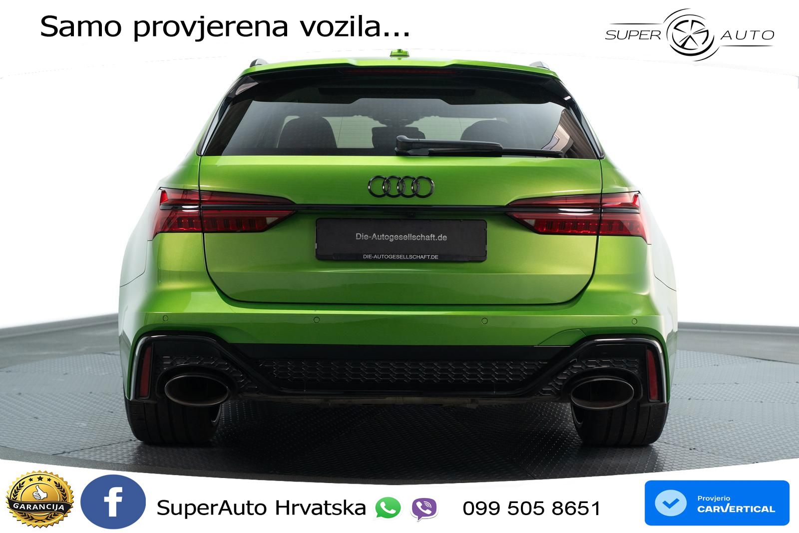 Audi RS6 Avant 4.0 TFSI V8 (600 KS) quattro Tiptronic MATRIX+GR SJED+KAM