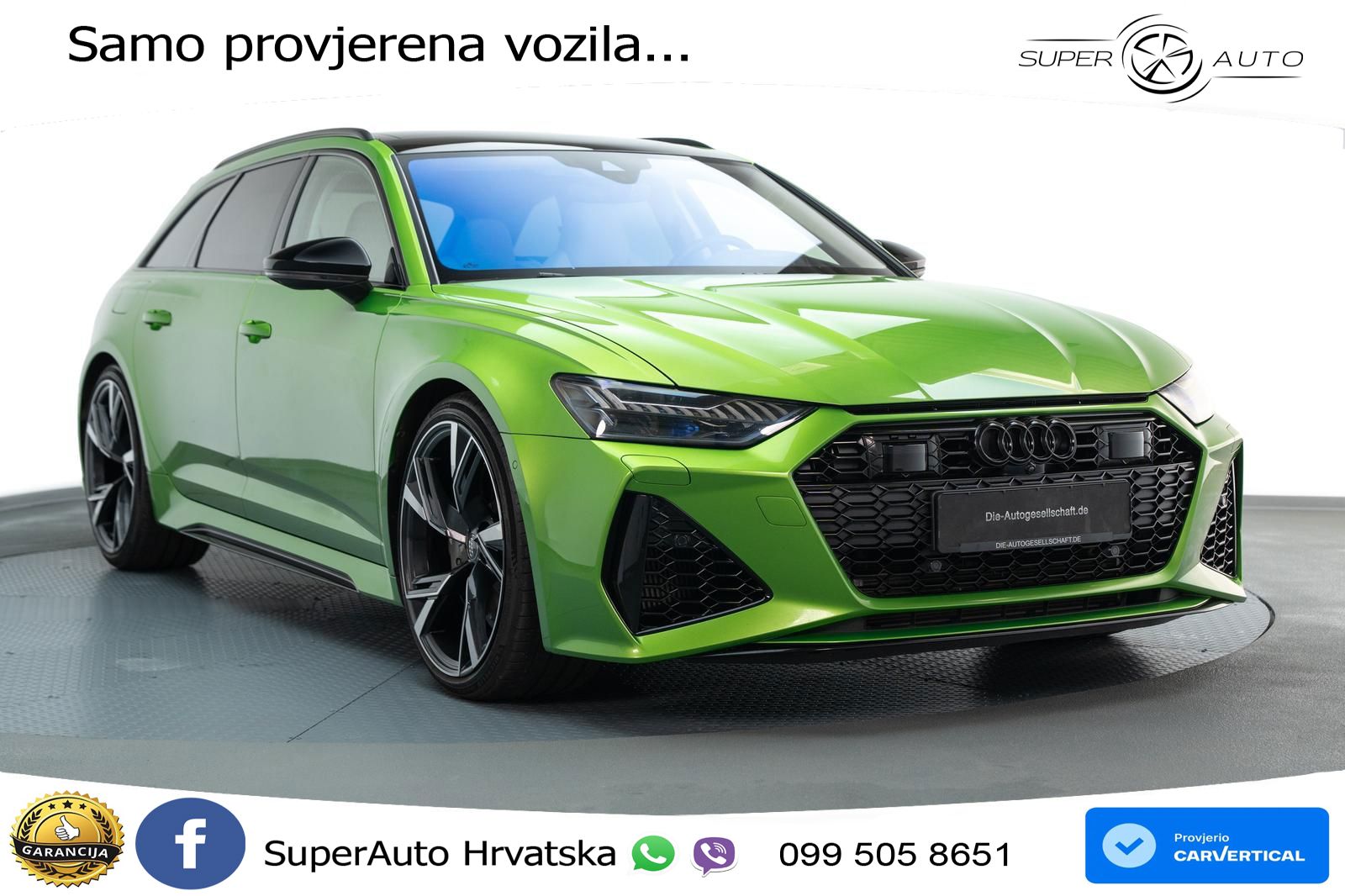Audi RS6 Avant 4.0 TFSI V8 (600 KS) quattro Tiptronic MATRIX+GR SJED+KAM