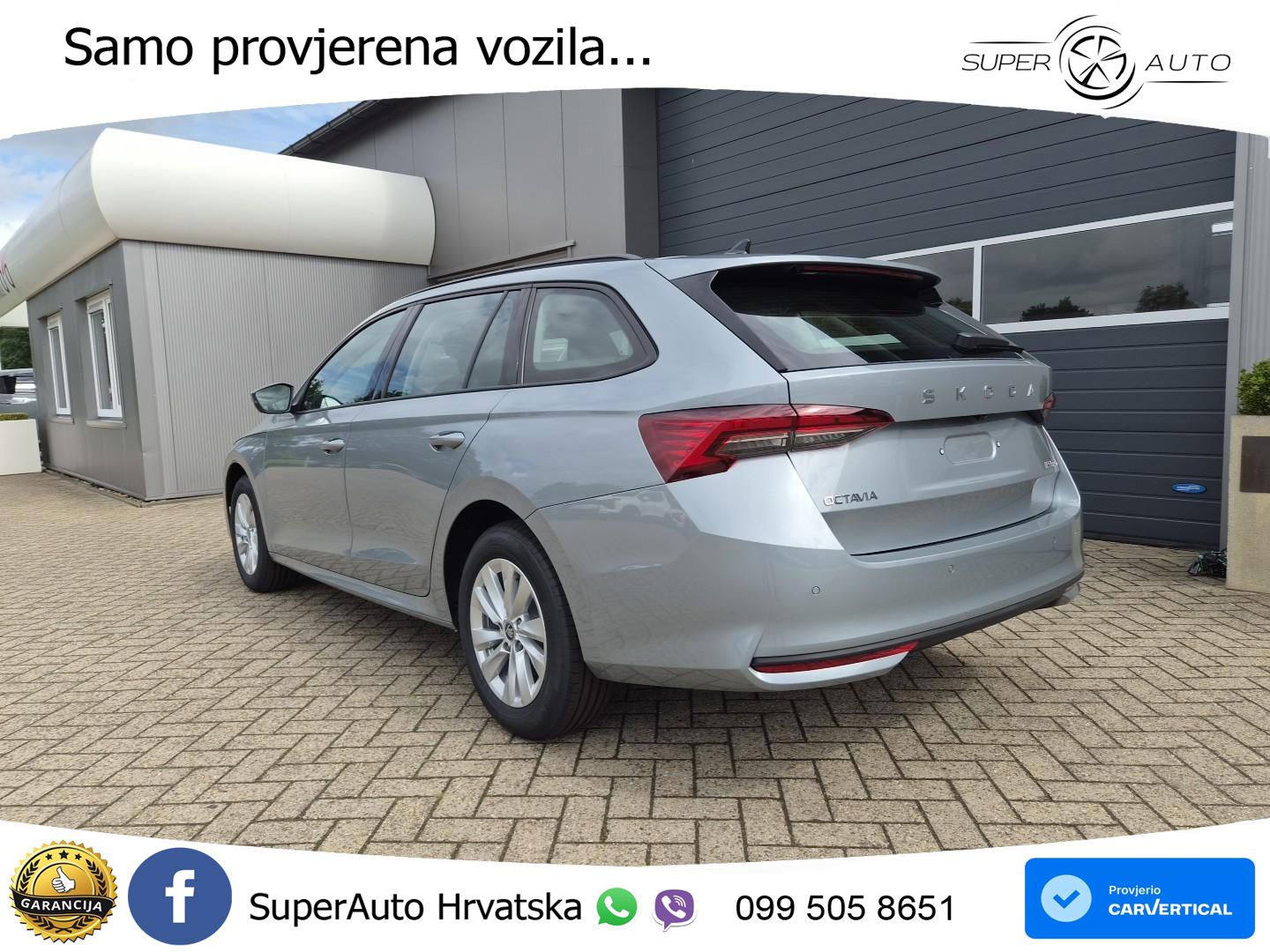 Škoda Octavia Combi 1.5 TSI (150 KS) DSG LED+GR SJED+ACC