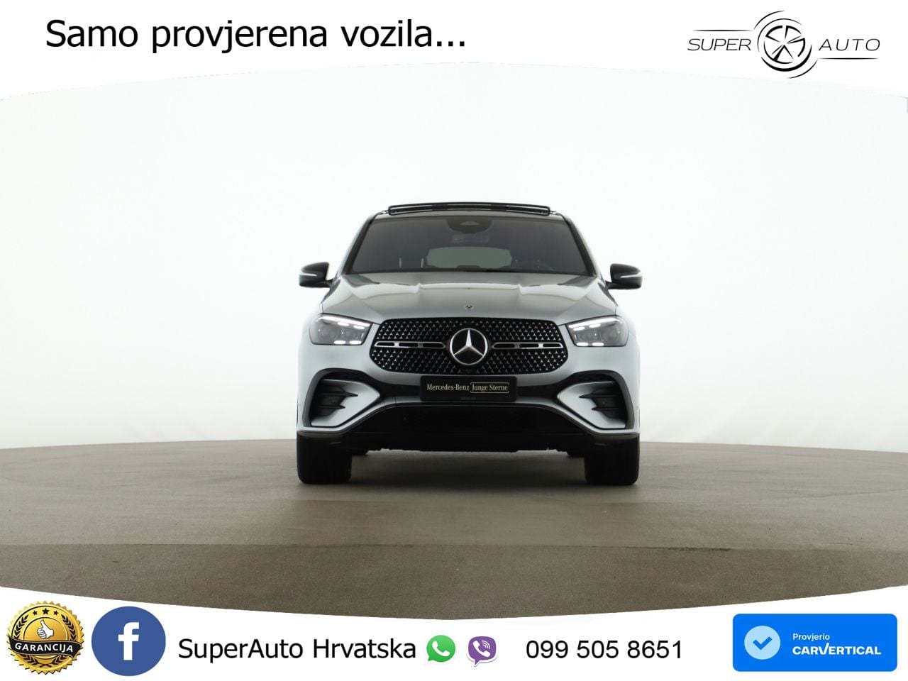 Mercedes GLE Coupe 350de (333 KS) 4MATIC 9G-TRONIC AMG ZRAČNI+ACC+GR SJED+360+PANO