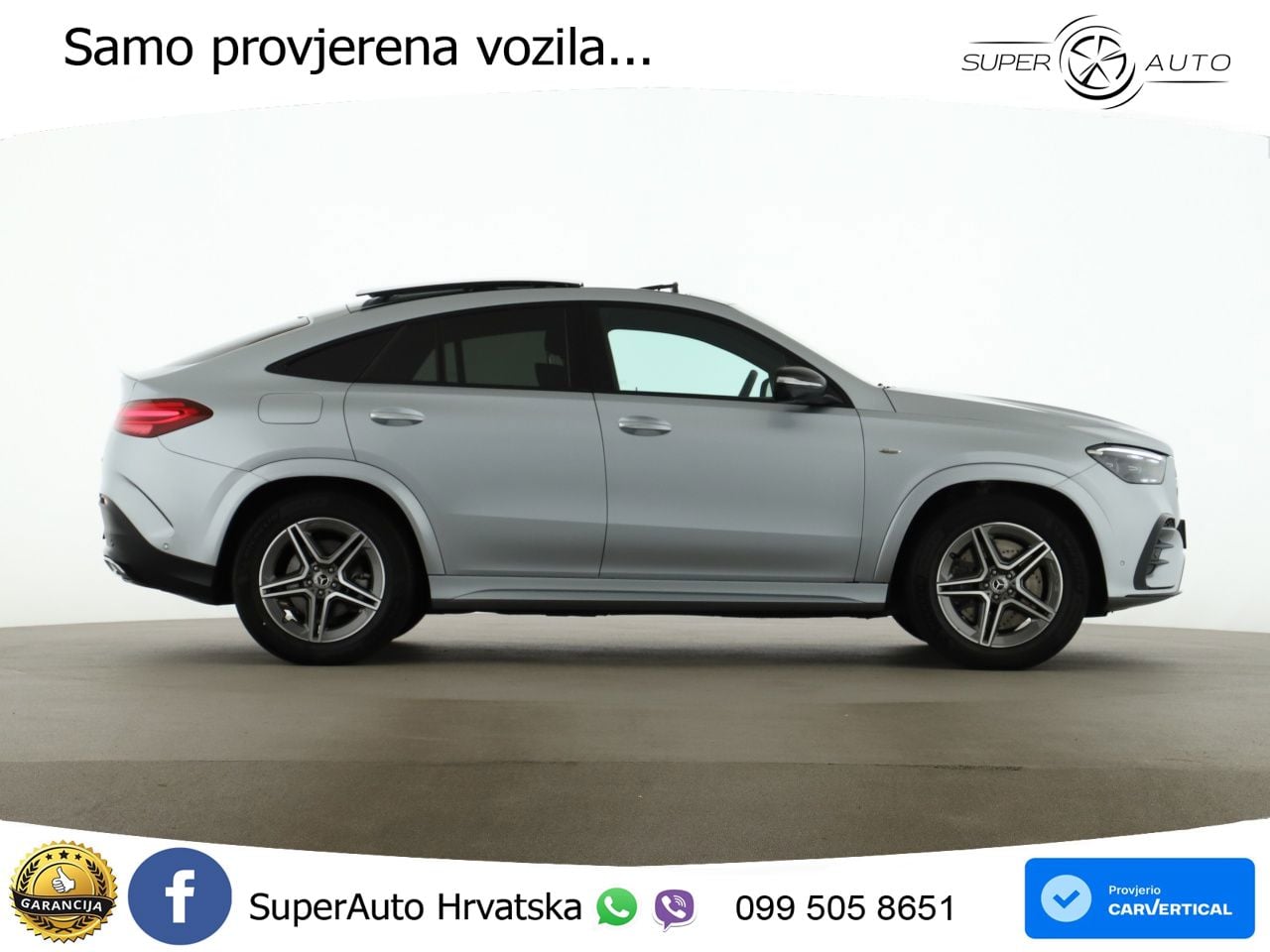Mercedes GLE Coupe 350de (333 KS) 4MATIC 9G-TRONIC AMG ZRAČNI+ACC+GR SJED+360+PANO