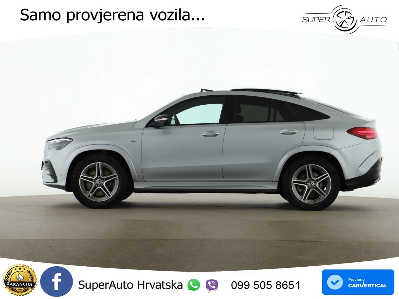 Mercedes GLE Coupe 350de (333 KS) 4MATIC 9G-TRONIC AMG ZRAČNI+ACC+GR SJED+360+PANO