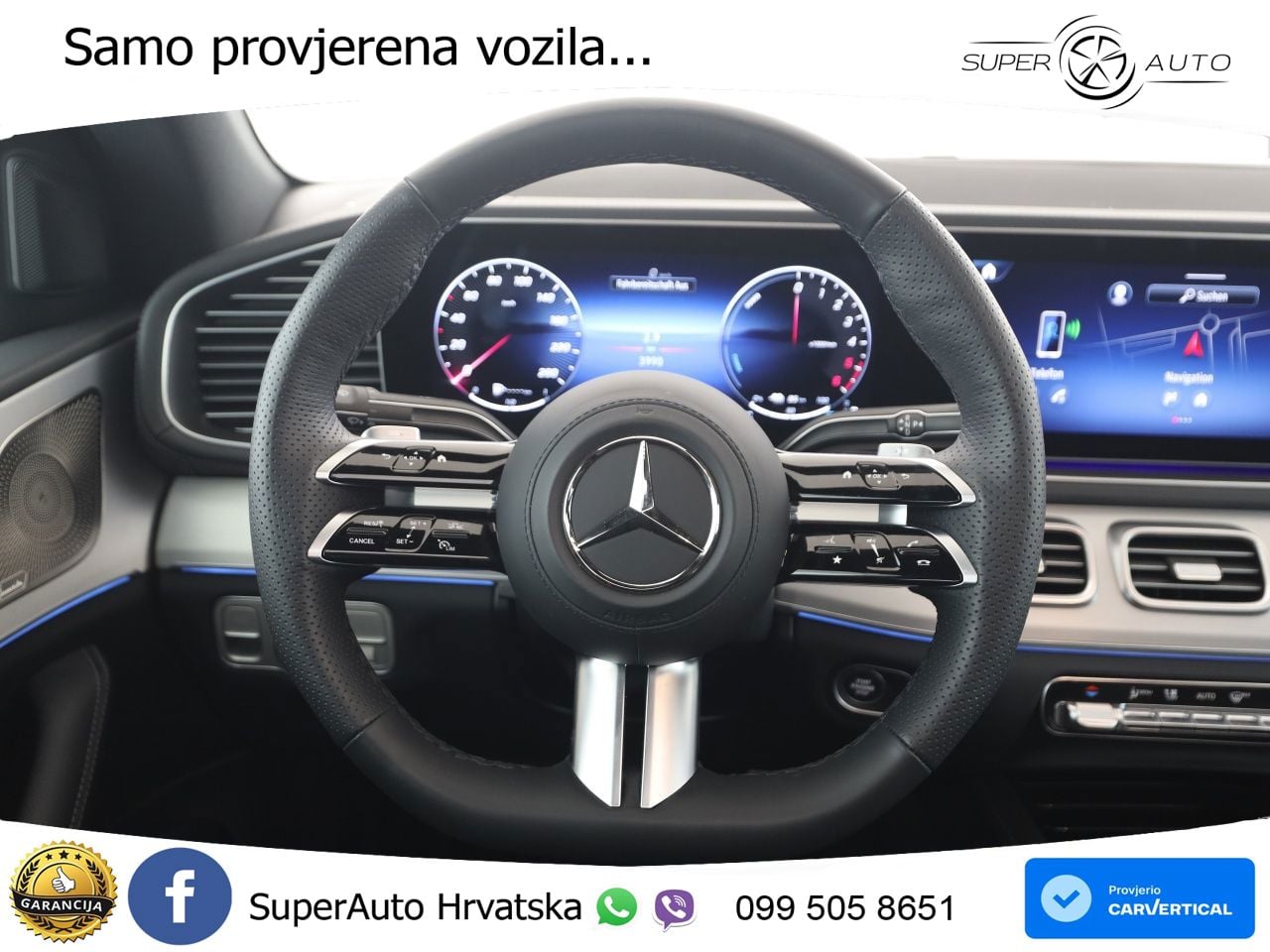 Mercedes GLE Coupe 350de (333 KS) 4MATIC 9G-TRONIC AMG ZRAČNI+ACC+GR SJED+360+PANO