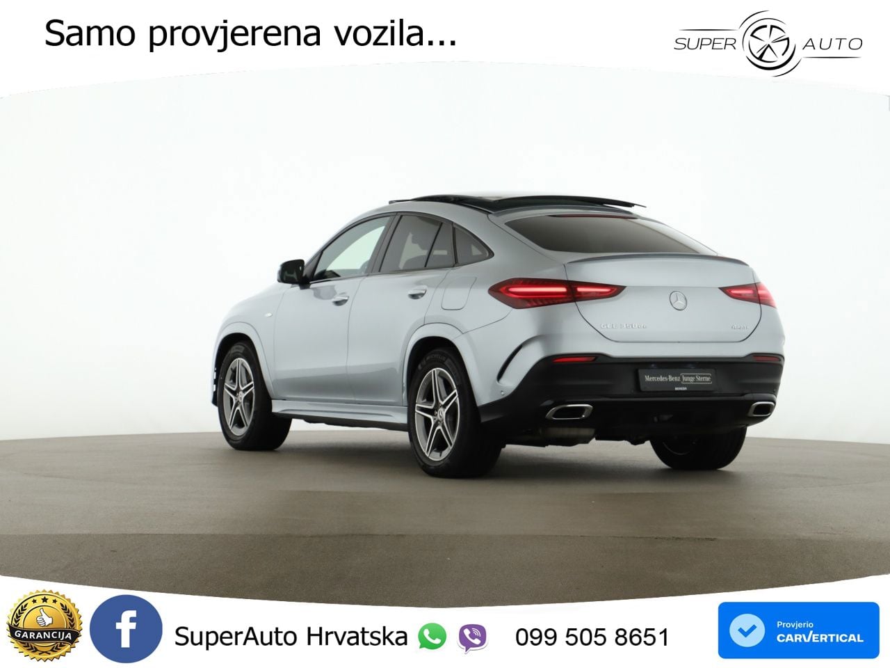 Mercedes GLE Coupe 350de (333 KS) 4MATIC 9G-TRONIC AMG ZRAČNI+ACC+GR SJED+360+PANO