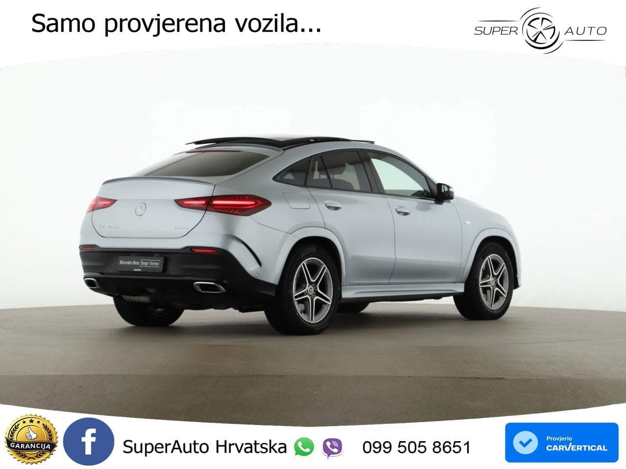 Mercedes GLE Coupe 350de (333 KS) 4MATIC 9G-TRONIC AMG ZRAČNI+ACC+GR SJED+360+PANO