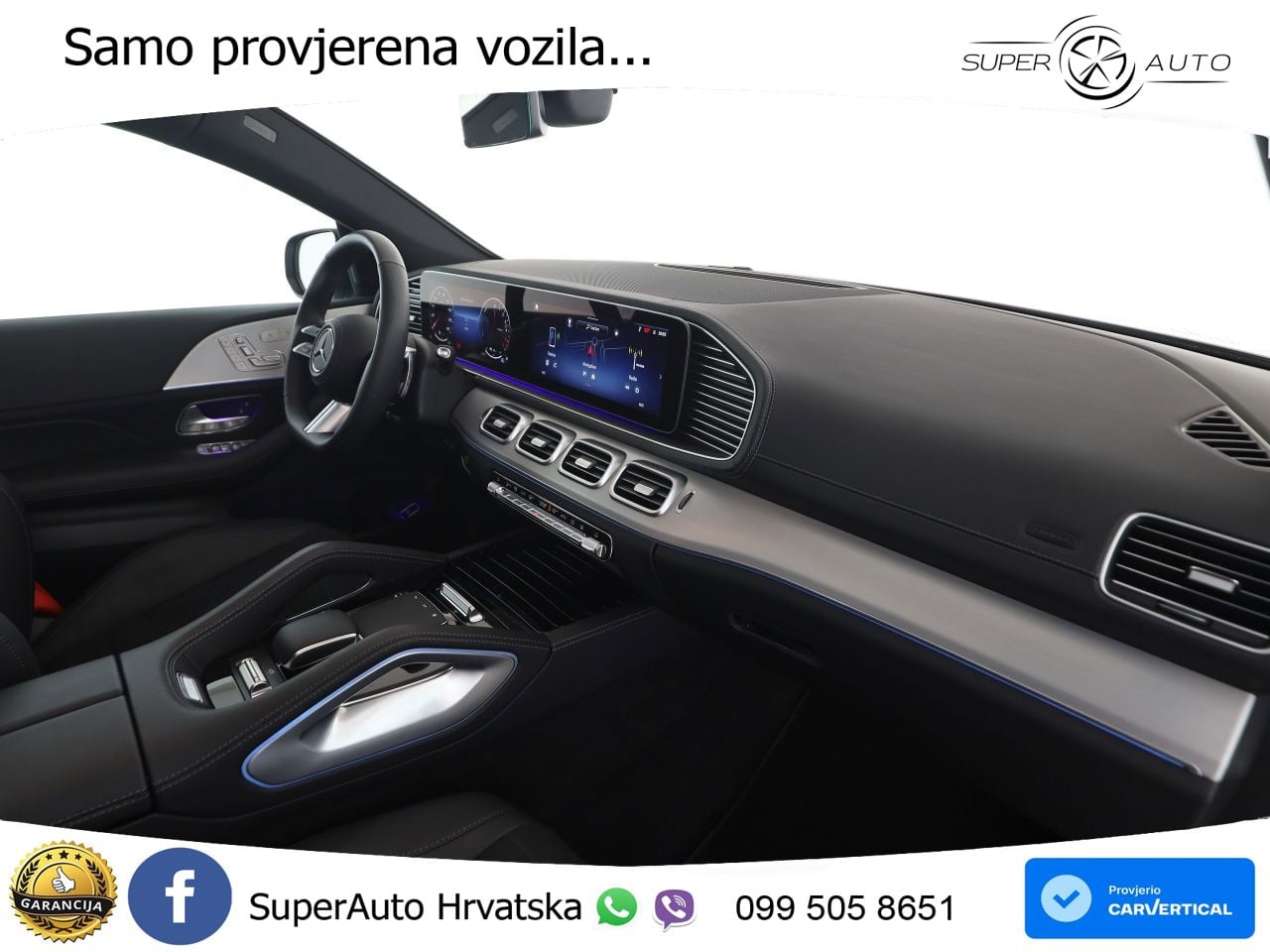 Mercedes GLE Coupe 350de (333 KS) 4MATIC 9G-TRONIC AMG ZRAČNI+ACC+GR SJED+360+PANO