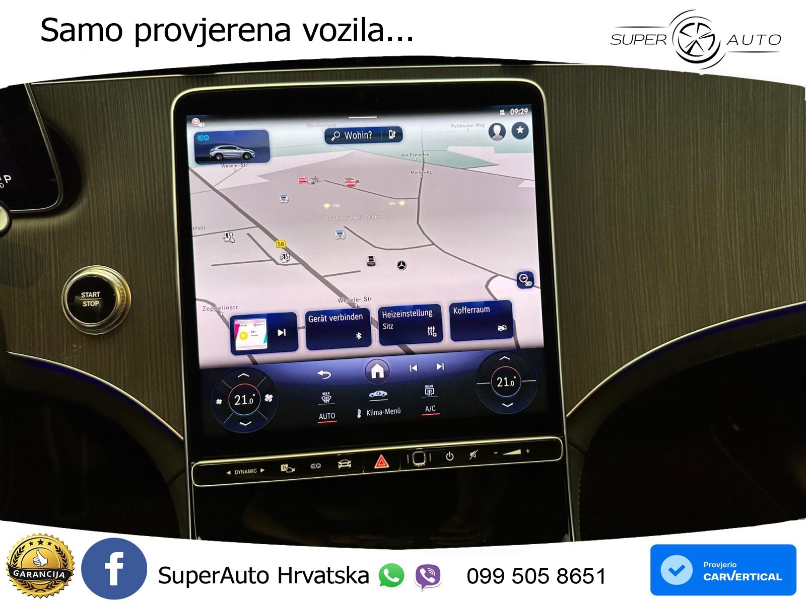 Mercedes EQE SUV 350+ 105 kWh (292 KS) AMG ZRAČNI+ACC+GR SJED+360