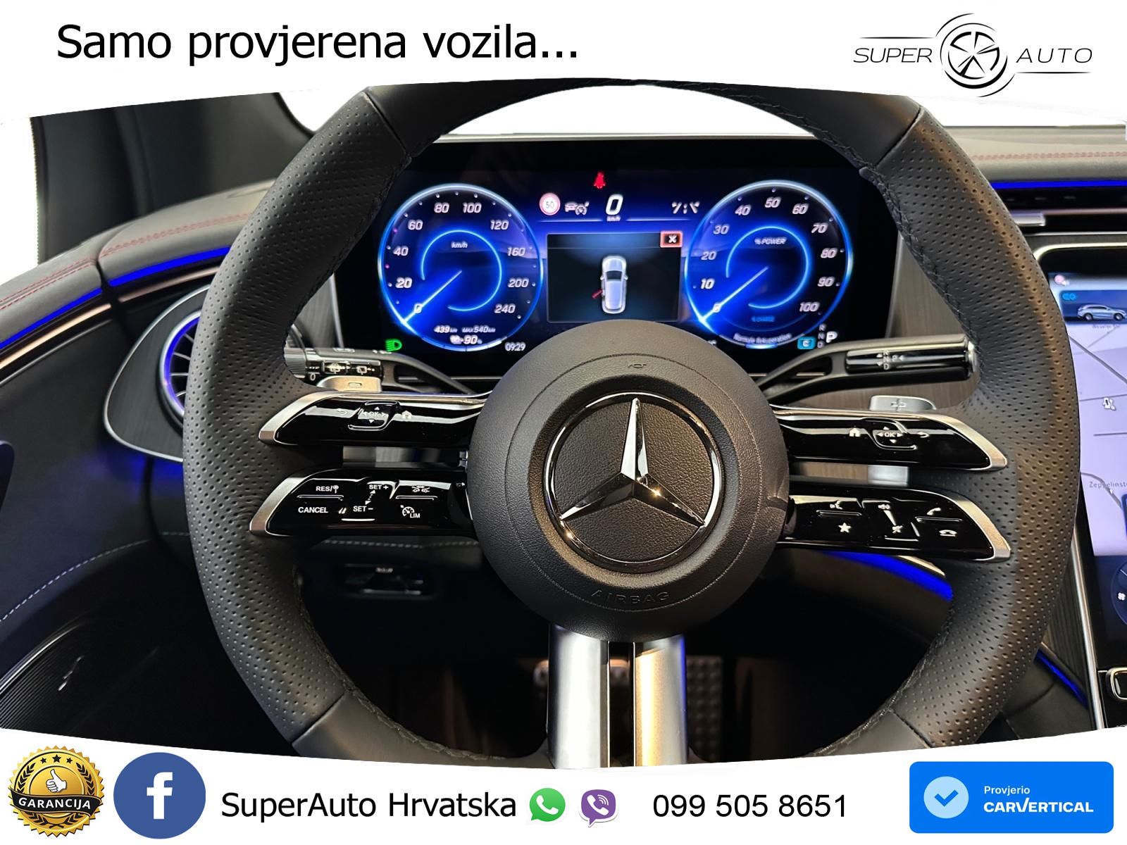 Mercedes EQE SUV 350+ 105 kWh (292 KS) AMG ZRAČNI+ACC+GR SJED+360