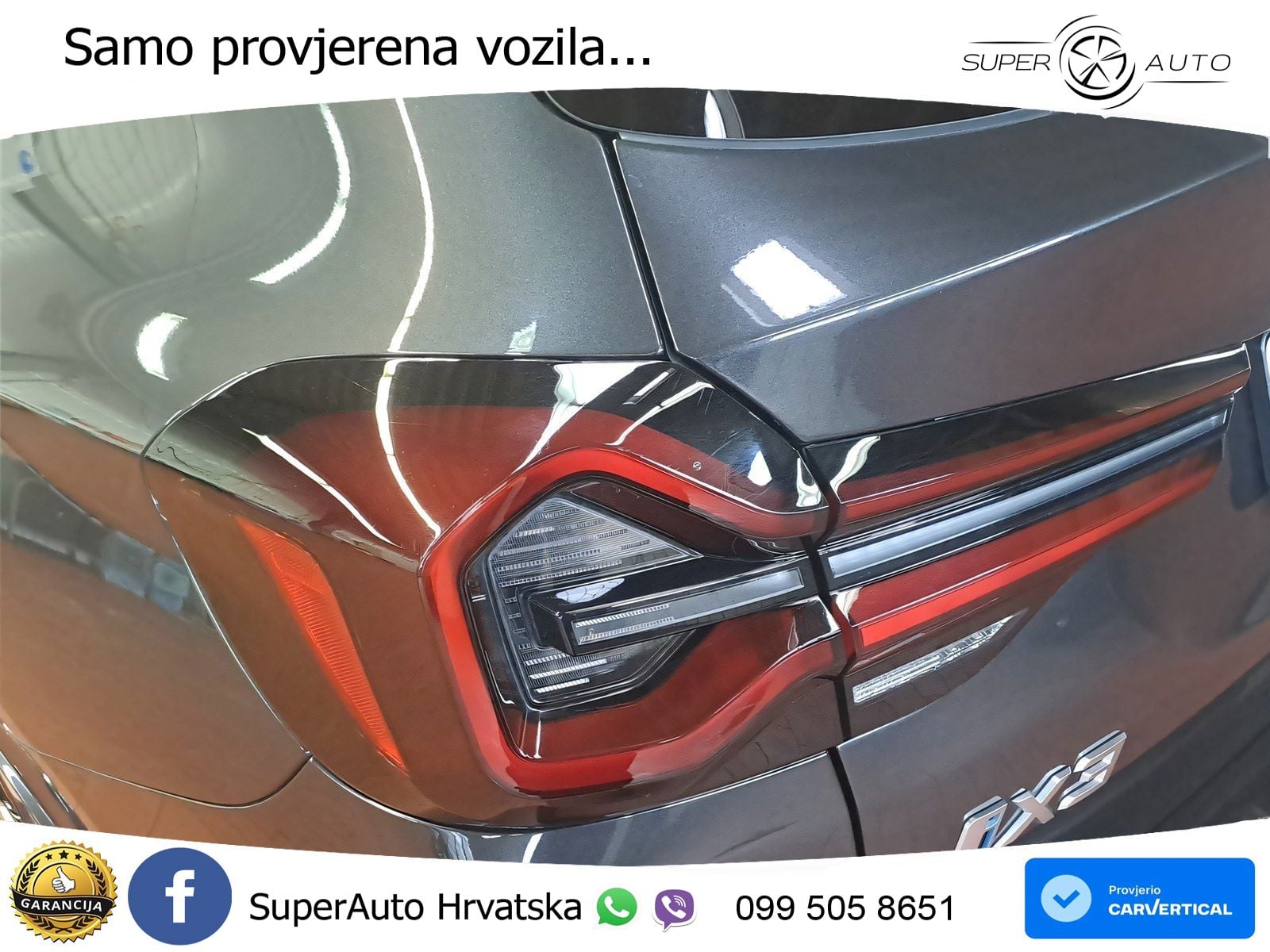 BMW iX3 80 kWh (286 KS) M Sport LED+GR SJED+ACC