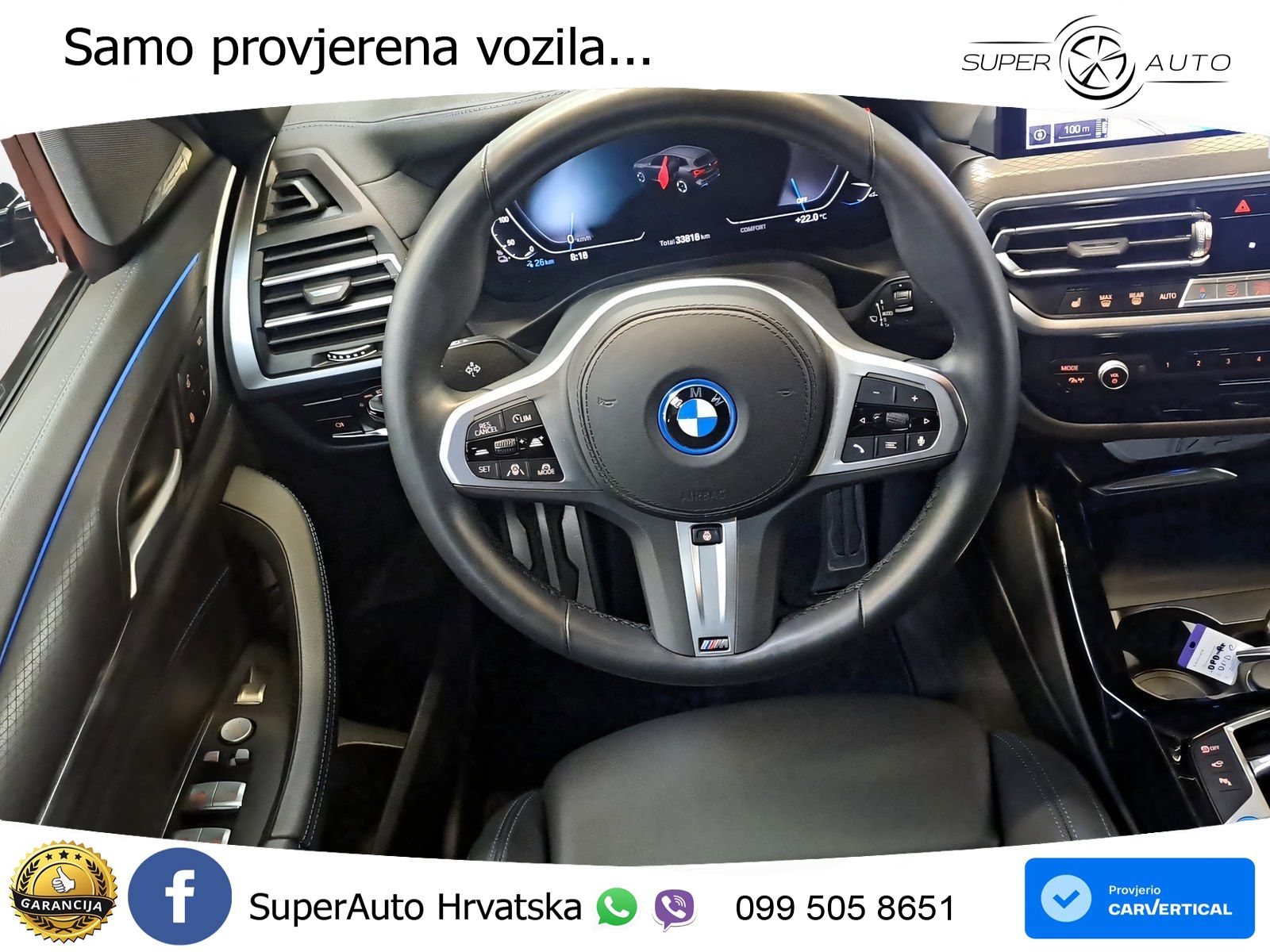 BMW iX3 80 kWh (286 KS) M Sport LED+GR SJED+ACC
